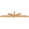 Ekena Millwork Redmond Smooth Timber Gable Bracket, Western Red Cedar, 84"W x 21"H x 3 1/2"D x 3 1/2"F, 6/12 Pitch GBW084X21X0404RED00SWR - alternate 5
